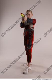 DENISA PILOT STANDING POSE WITH GUN 3